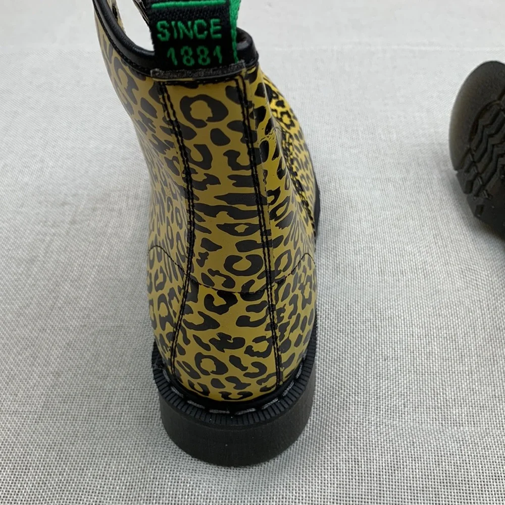 Bloomie's x Solovair Women's Printed Lace Up Combat Boots Sz US 9 - Picture 7 of 12